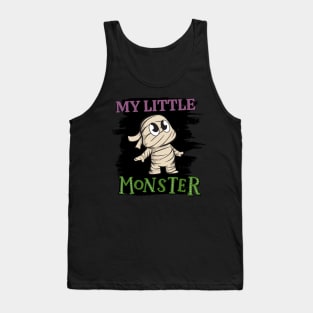 My Little Monster Funny cute Scary Monster Halloween cute scary little Monster Tank Top